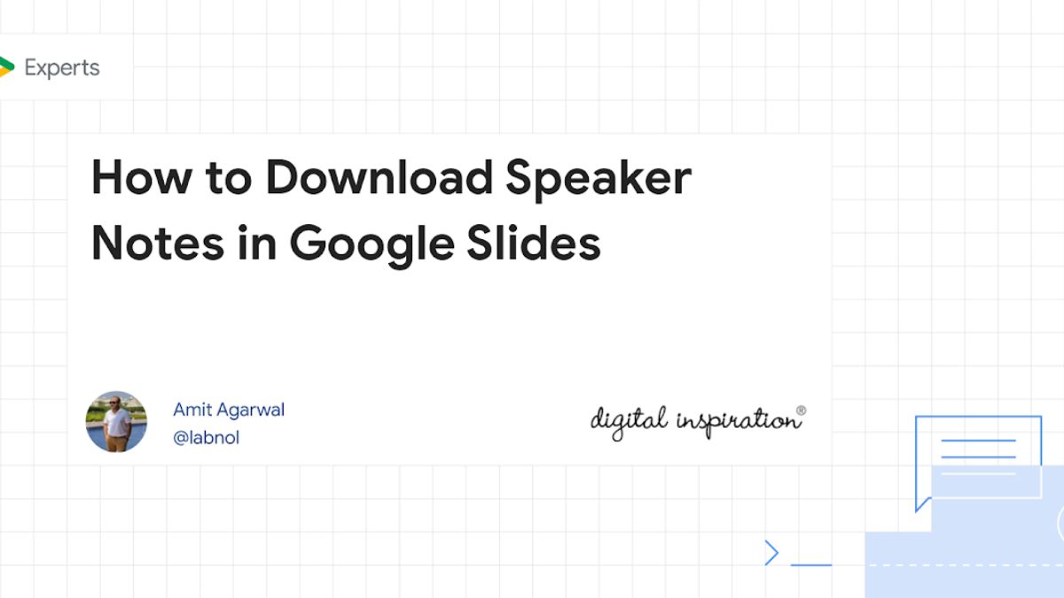 How to Print Google Slides With Speaker Notes