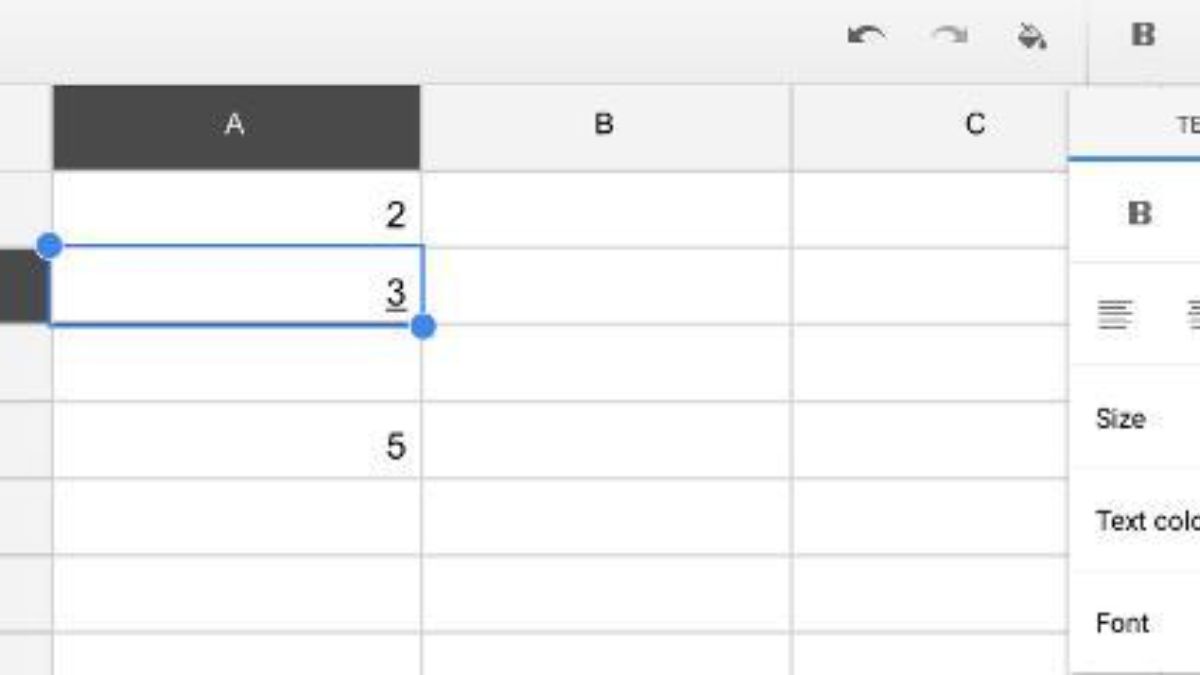 How to Underline in Google Sheets