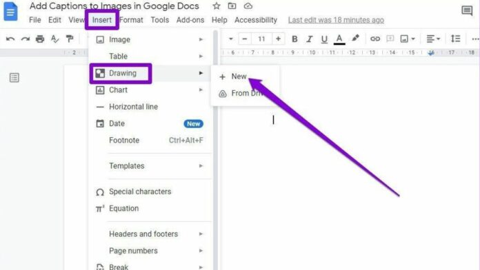 How to Add Caption to Image in Google Docs