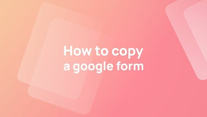 How to Copy a Google Form